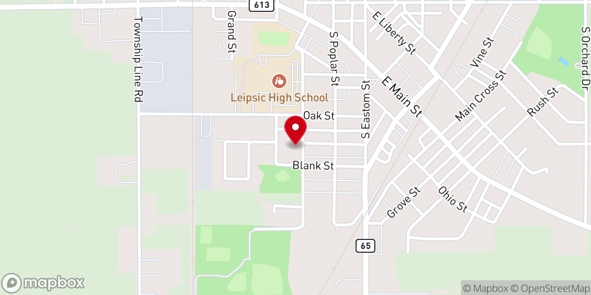 Map showing location of St Mary's Catholic Rectory