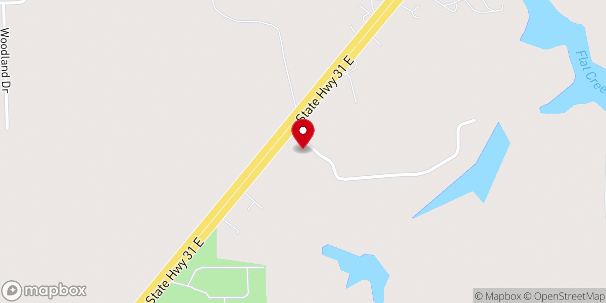 Map showing location of Disciples Crossing Camp & Conference Center