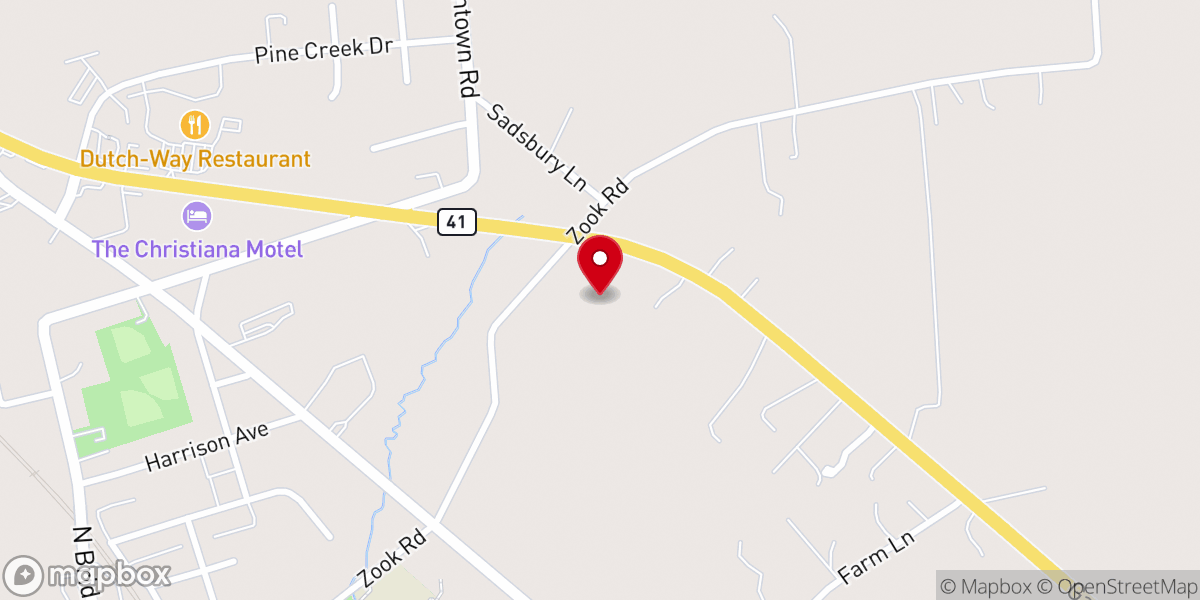 Map showing location of Freedom Life Church