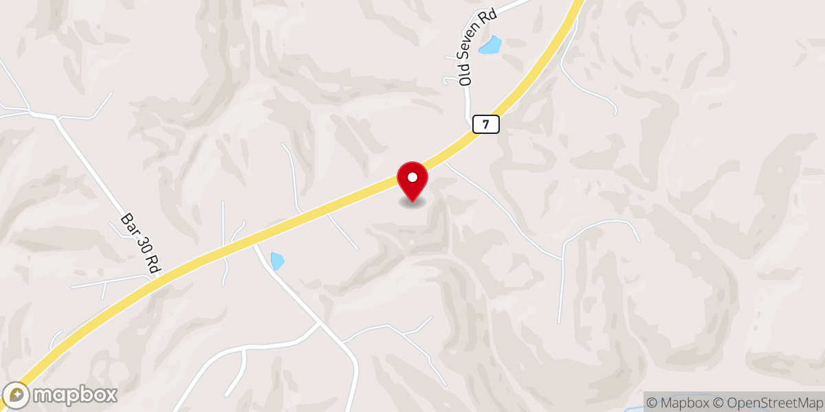 Map showing location of Bethel Worship Center