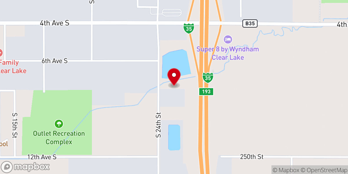 Map showing location of Zion Roadside Chapel