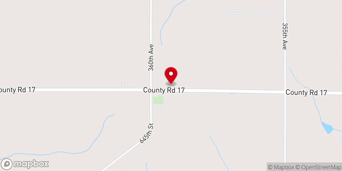 Map showing location of Lincoln Church