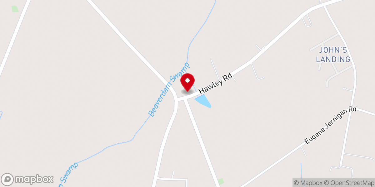 Map showing location of Union Community Church
