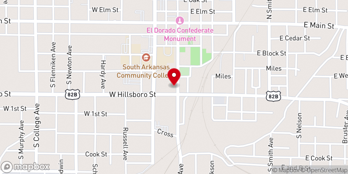 Map showing location of Salvation Army Citadel