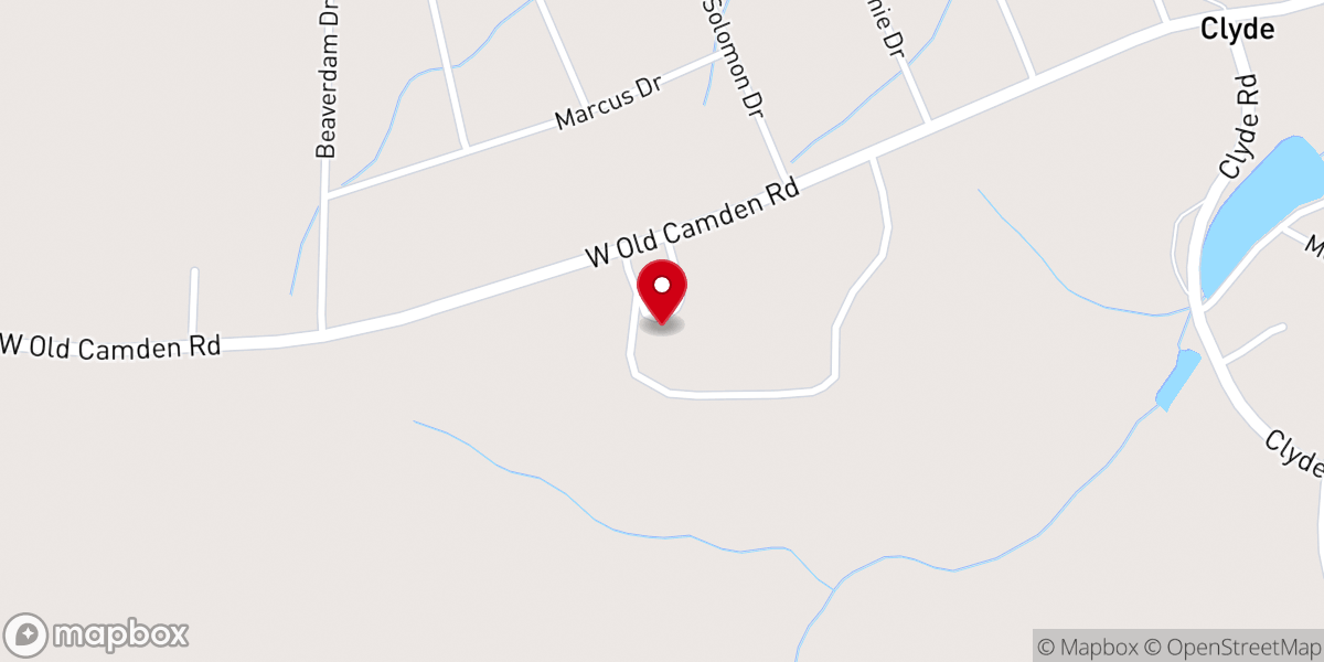 Map showing location of Mircale Temple Pentecostal Holiness Church