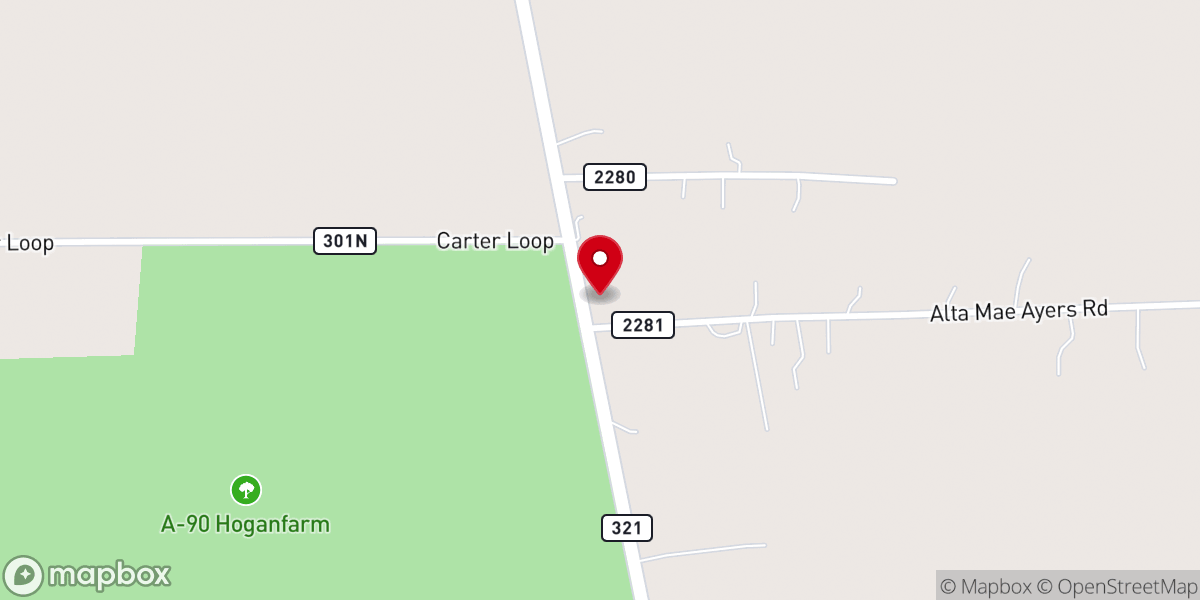 Map showing location of CTC - Church That Cares