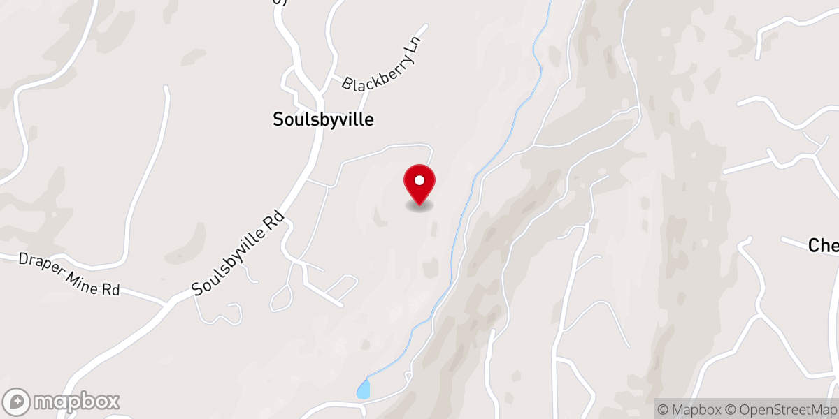 Map showing location of Calvary Chapel Sonora