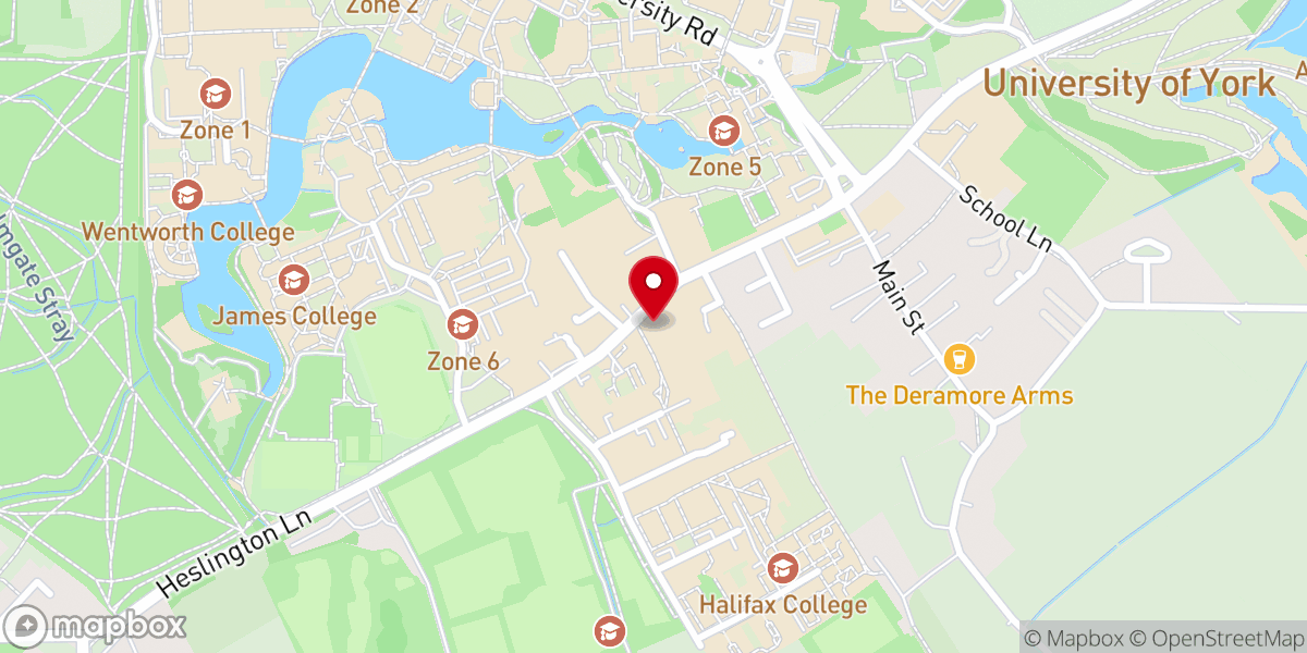 Map showing location of More House University Chaplaincy