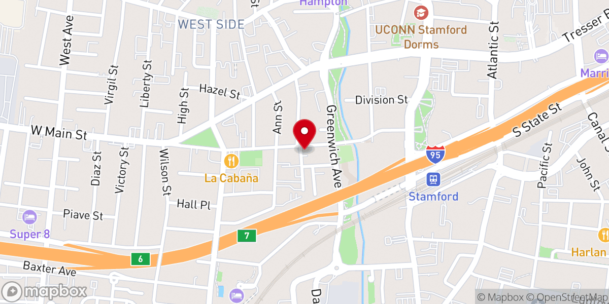 Map showing location of One Way Church of Christ