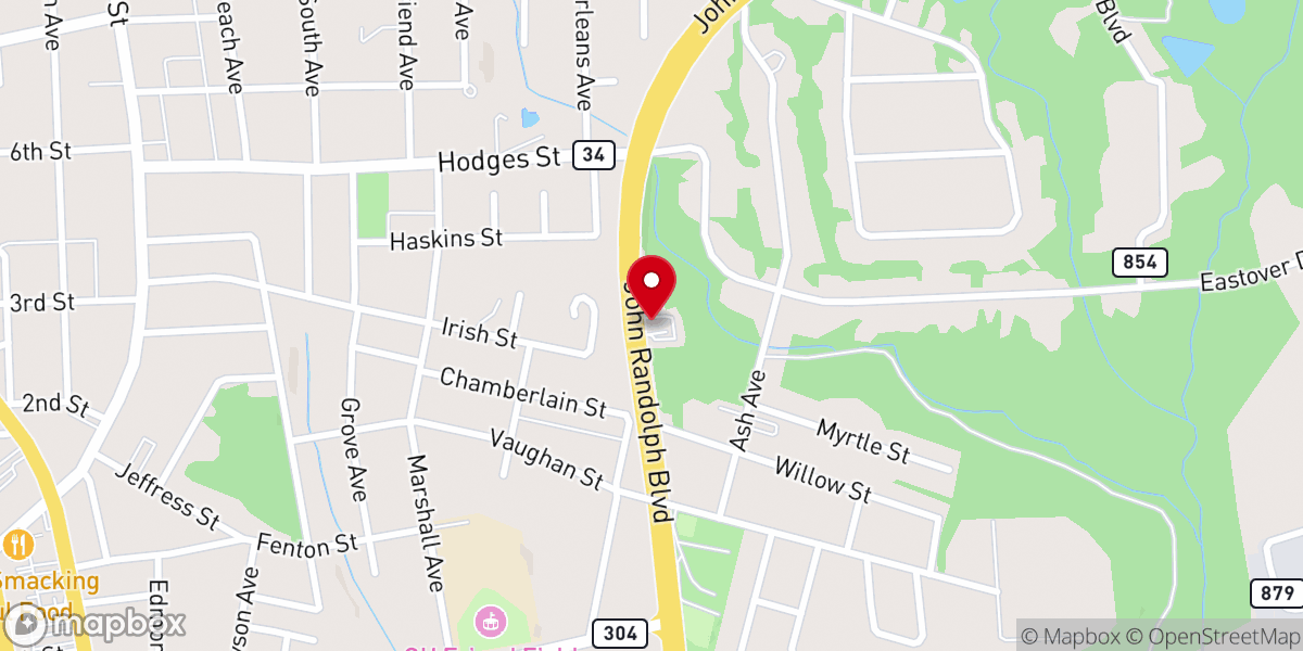 Map showing location of St Paschal Catholic Church