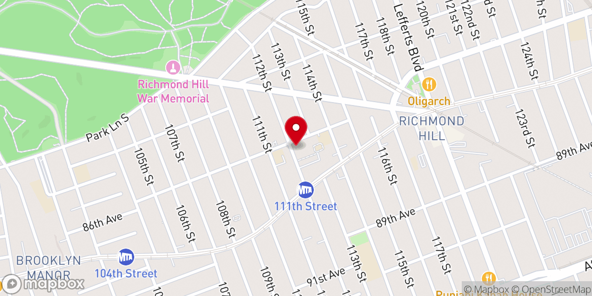 Map showing location of Holy Child Jesus Rectory Office