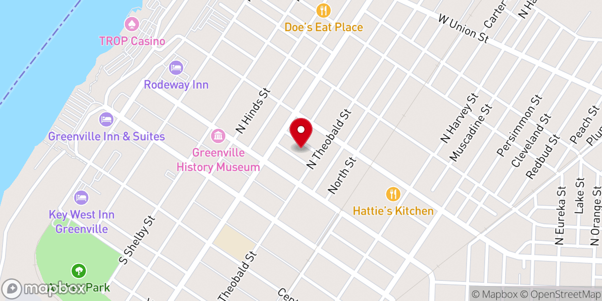 Map showing location of Agape Storge Christian Center