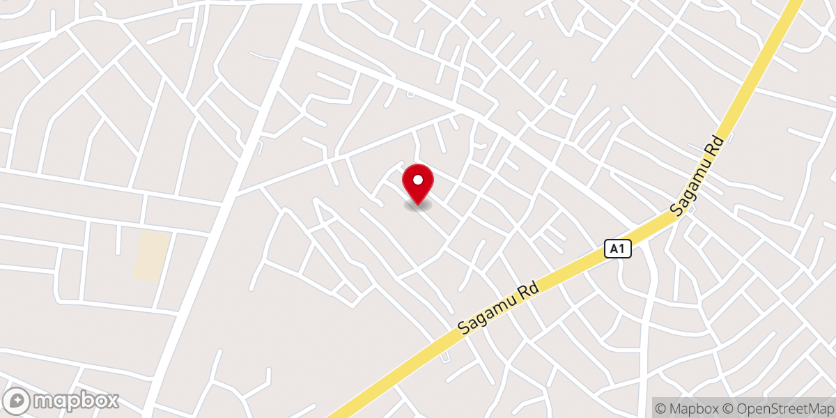Map showing location of Apostolic Church