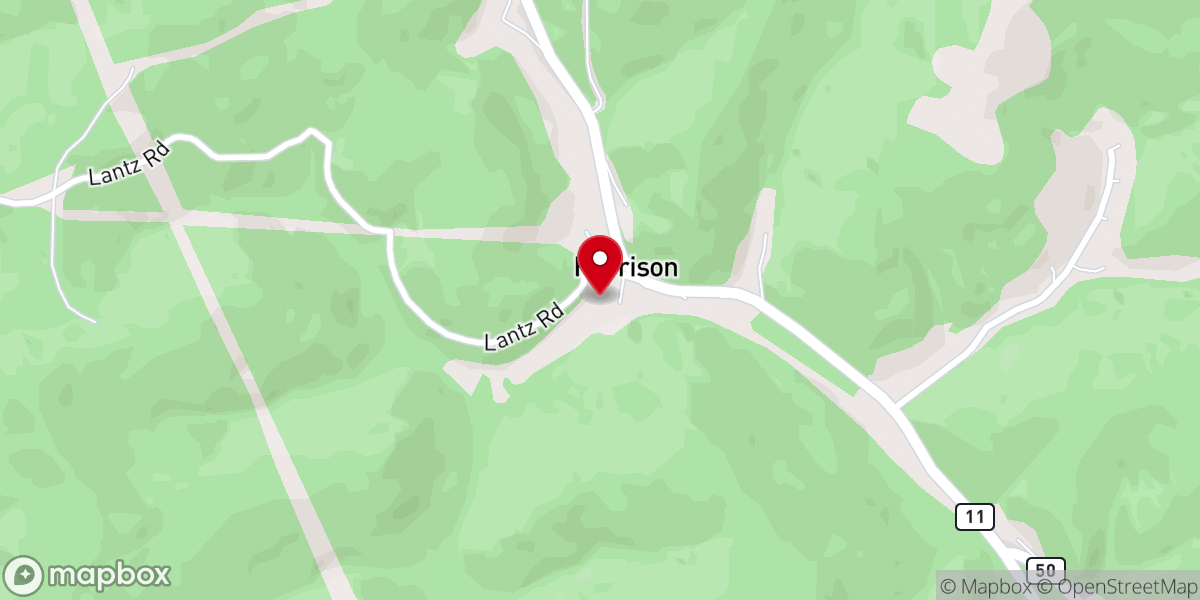 Map showing location of Valley Chapel
