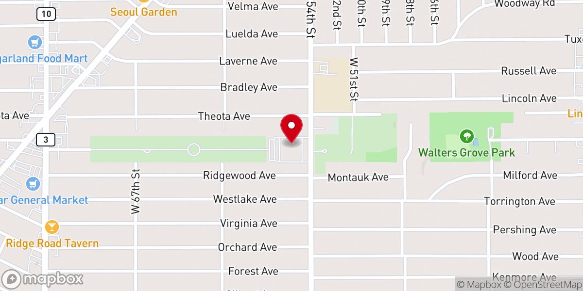 Map showing location of Holy Spirit Byzantine Catholic Church