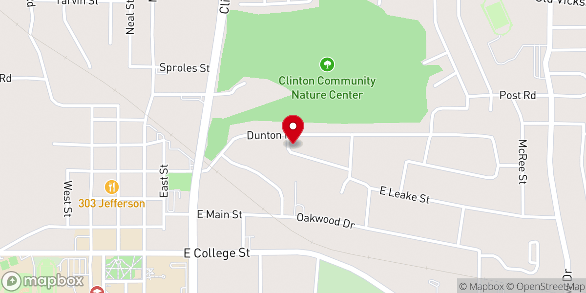 Map showing location of James Hankins Ministries