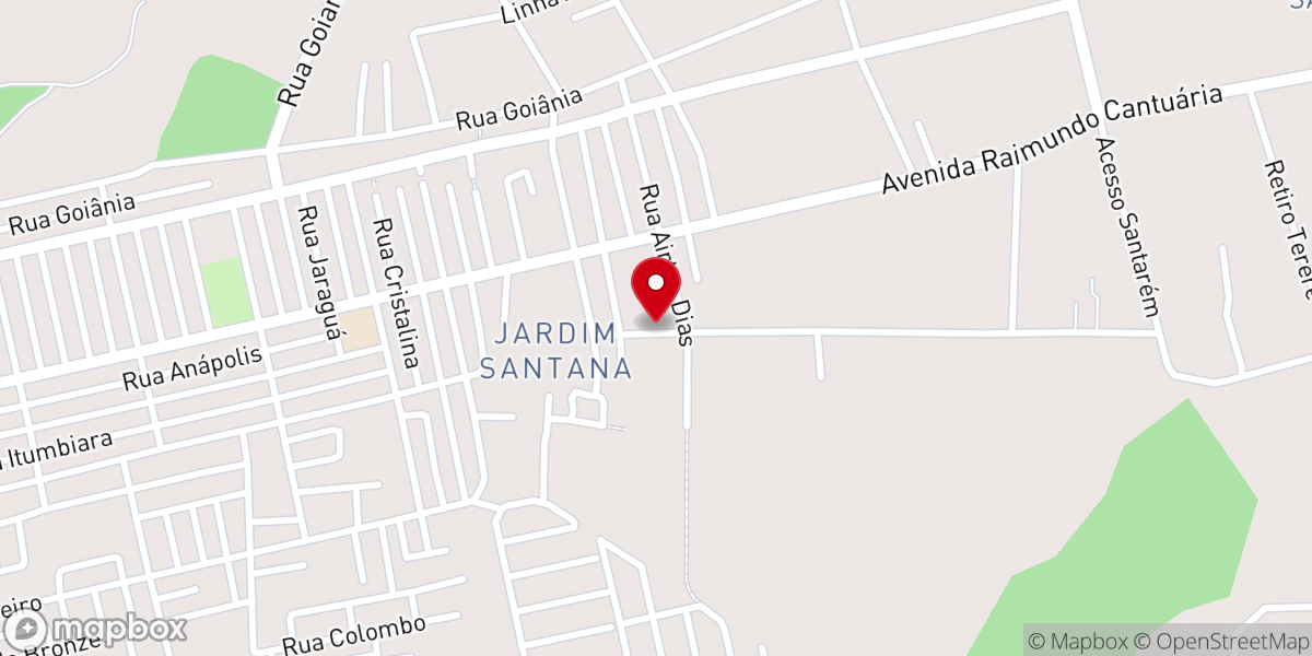 Map showing location of Igreja pentecostal caverna de Adulão