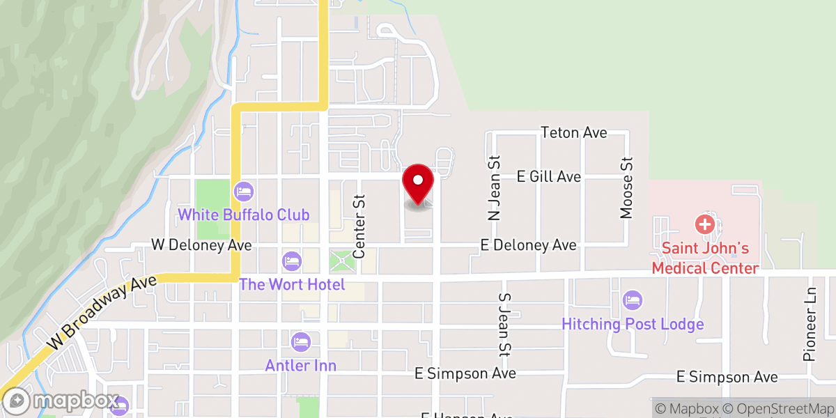 Map showing location of Redeemer Lutheran Church
