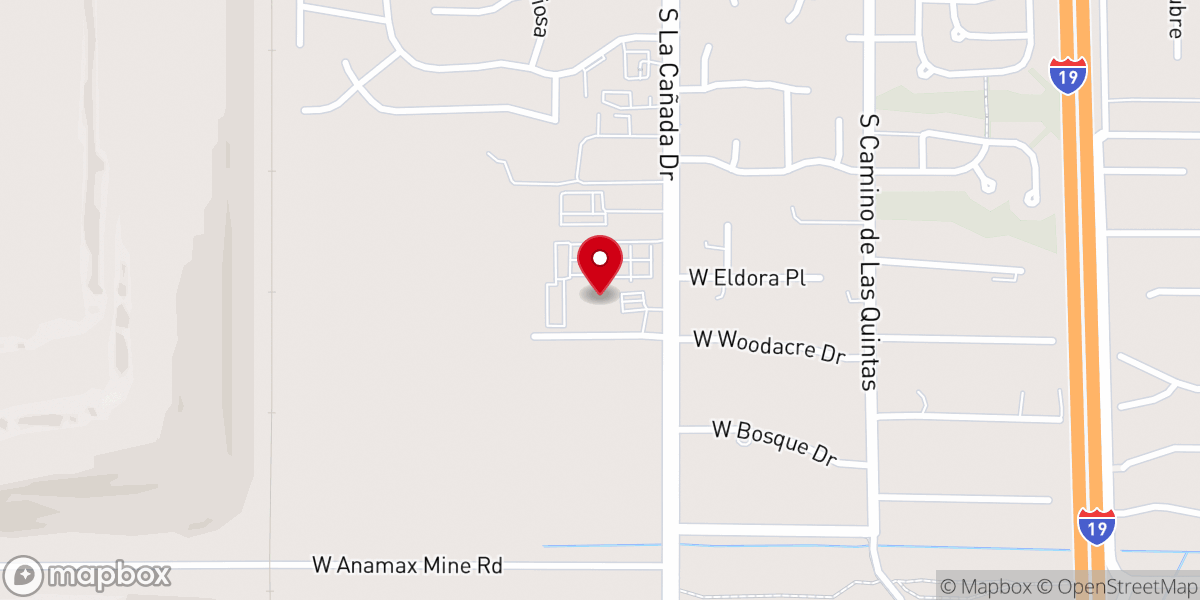 Map showing location of Cornerstone Baptist Church