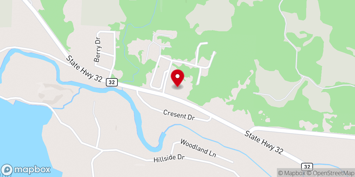 Map showing location of Saint Michael Chapel