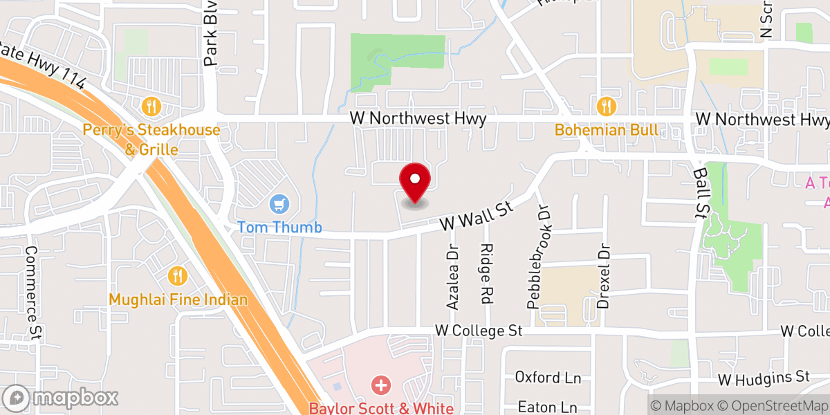 Map showing location of Foundations Church