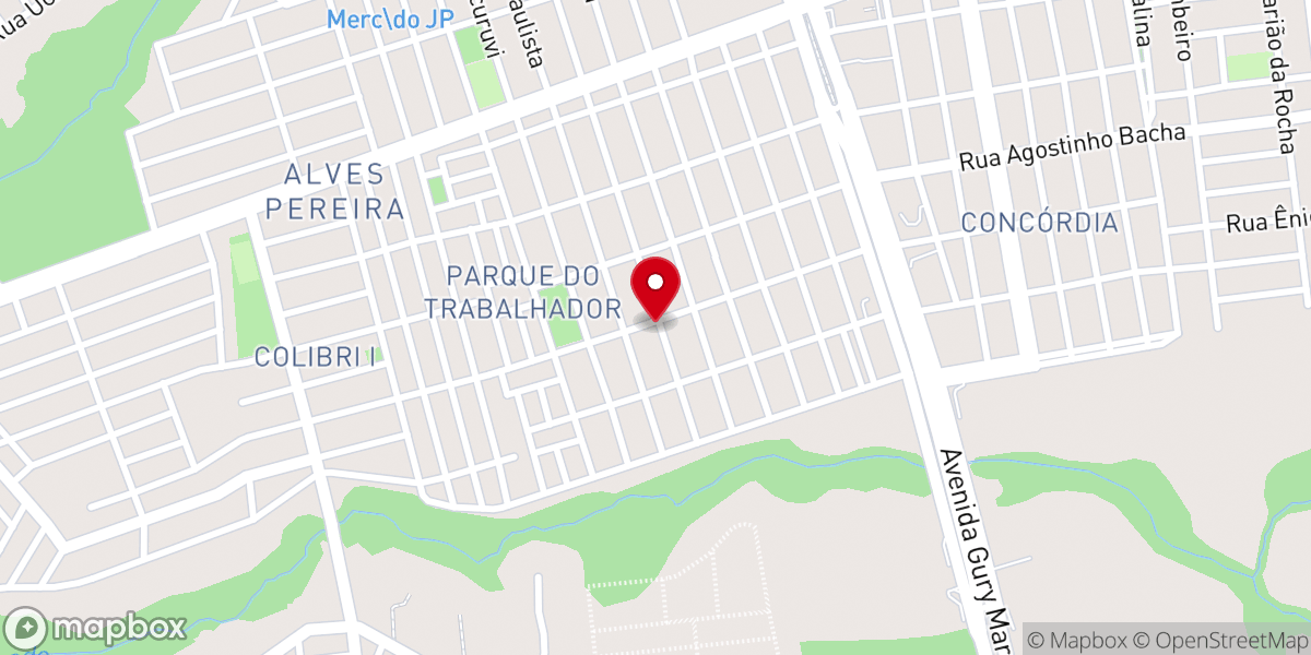 Map showing location of Igreja Pentecostal Unidos para Cristo - IPUC (Sede)