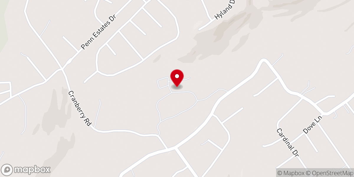 Map showing location of Redeeming Love Christian Center