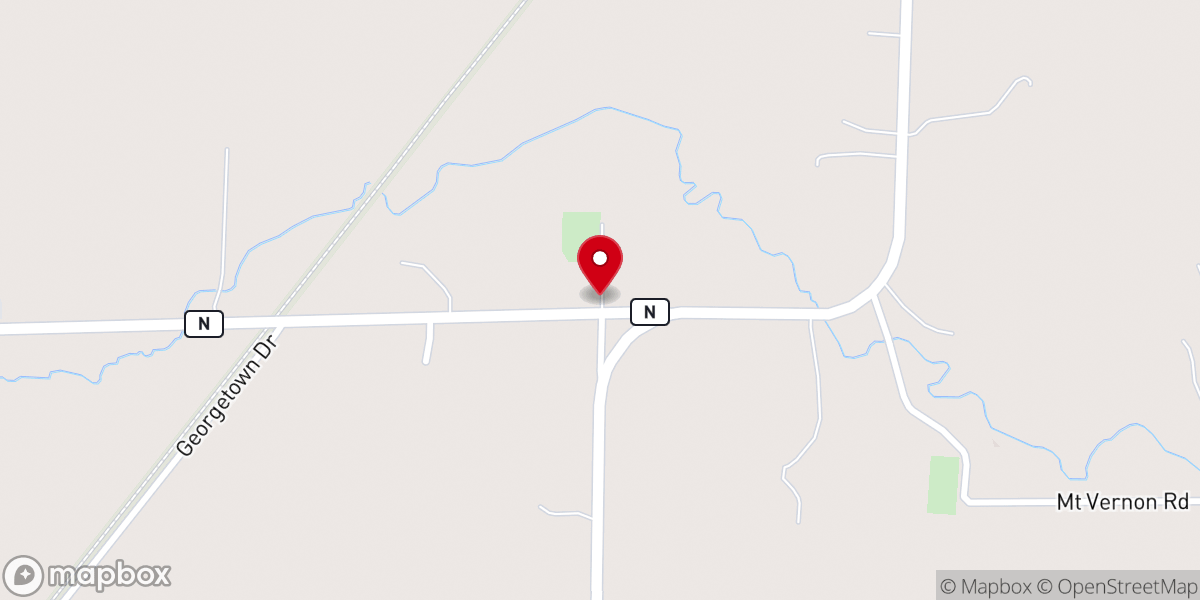 Map showing location of Wesley Chapel