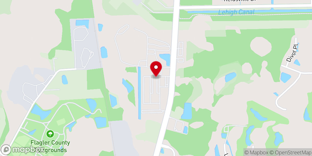 Map showing location of Bethel Baptist Church
