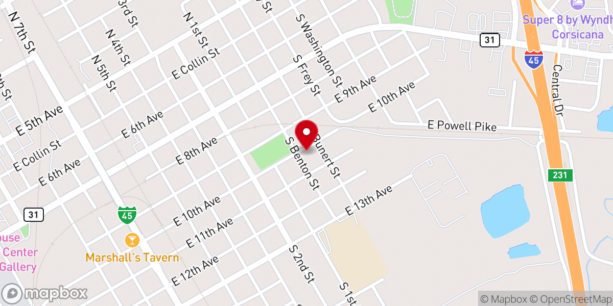 Map showing location of United Methodist Church Saint Andrews