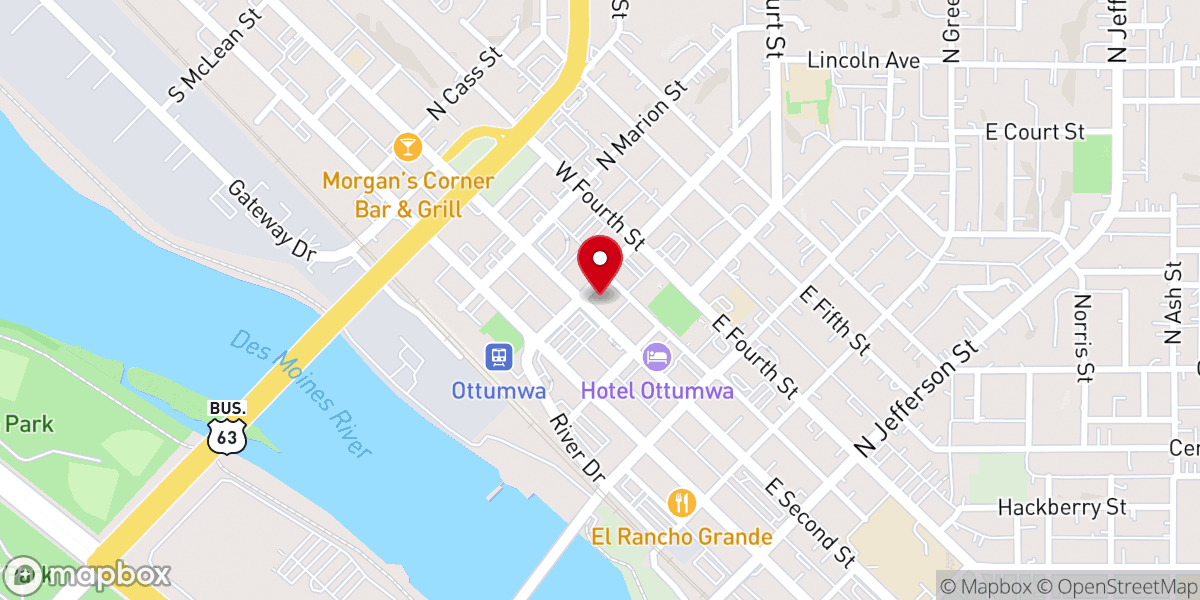 Map showing location of The Bridge Church Central Office