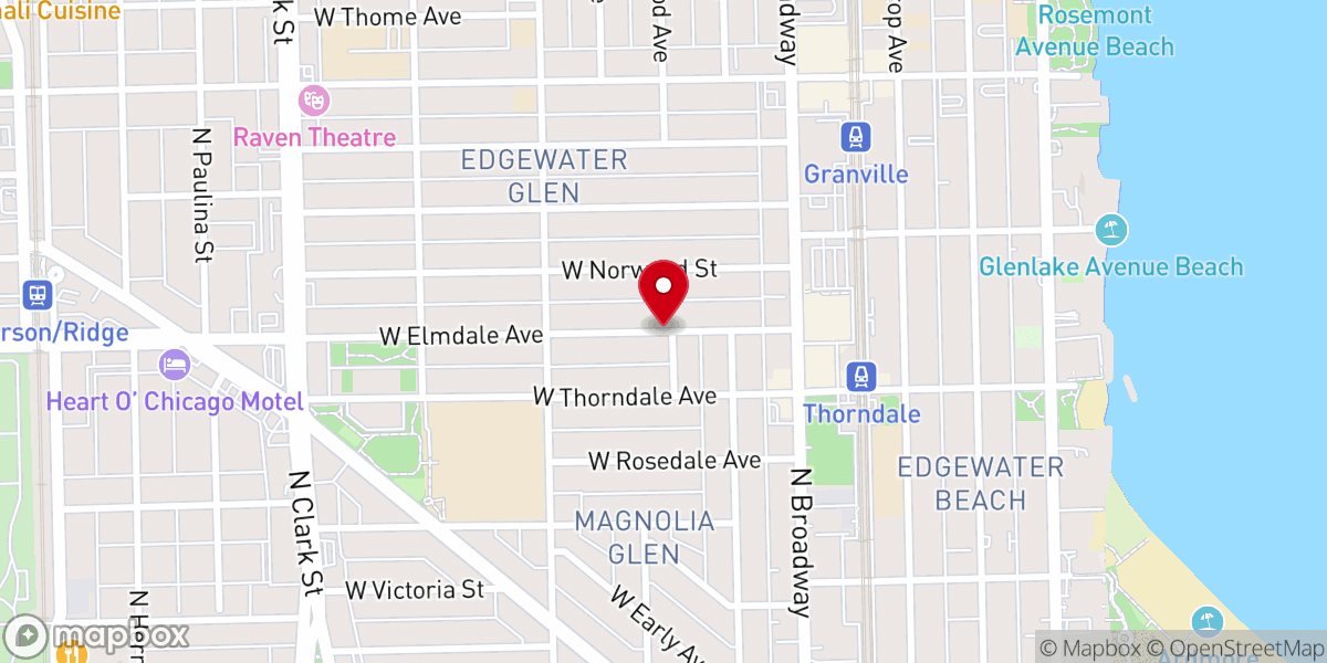 Map showing location of Interfaith Worker Justice