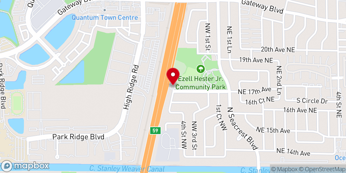 Map showing location of International Pentecostal City