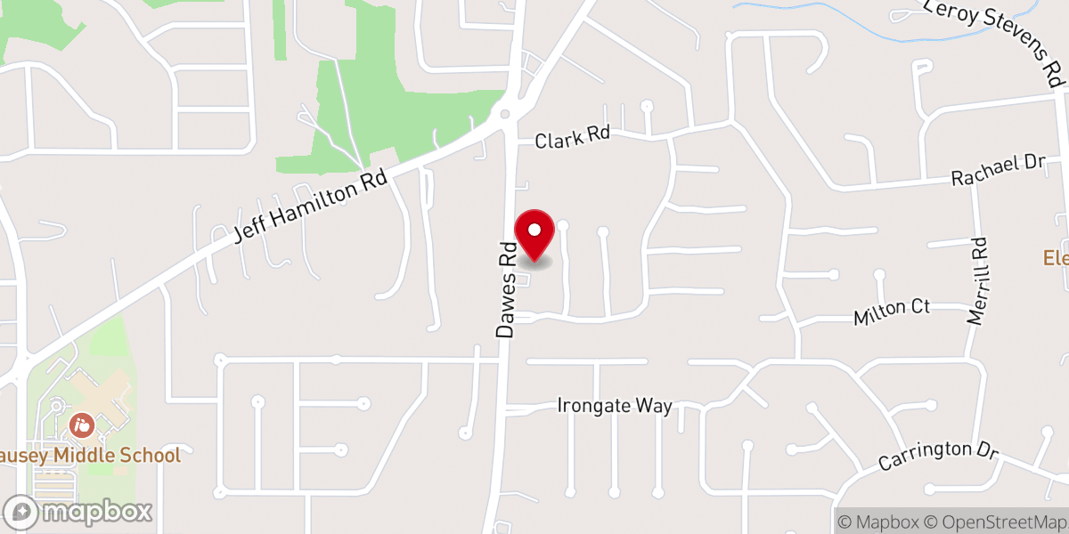 Map showing location of Grace Tabernacle Independent Baptist Church