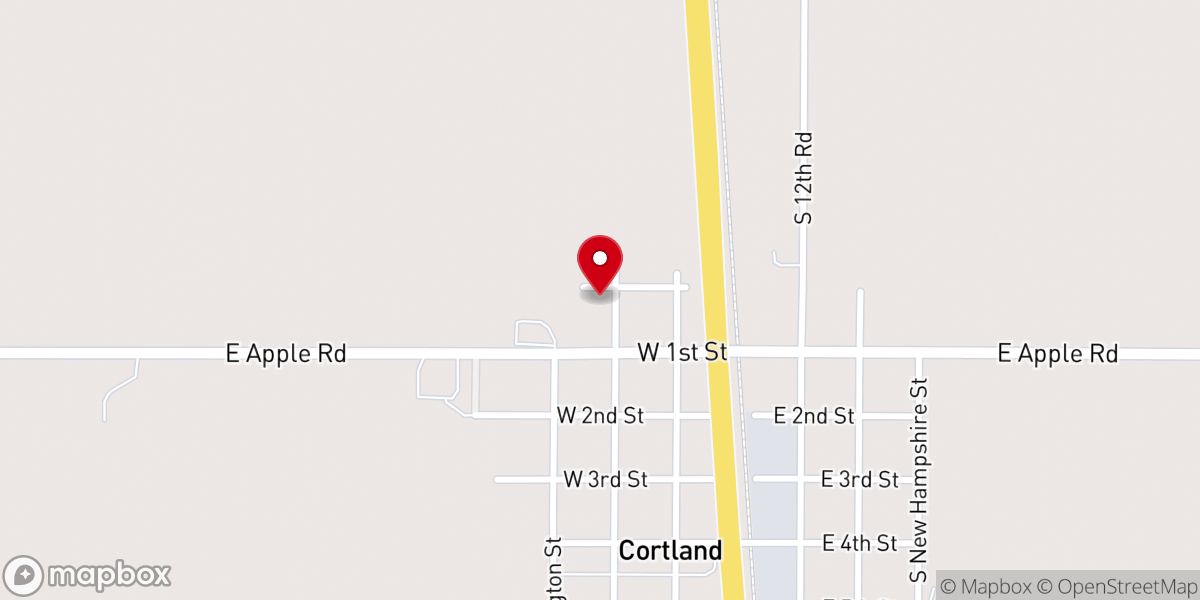 Map showing location of St James Catholic Church Rectory