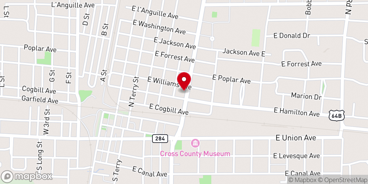 Map showing location of Hello Church Students