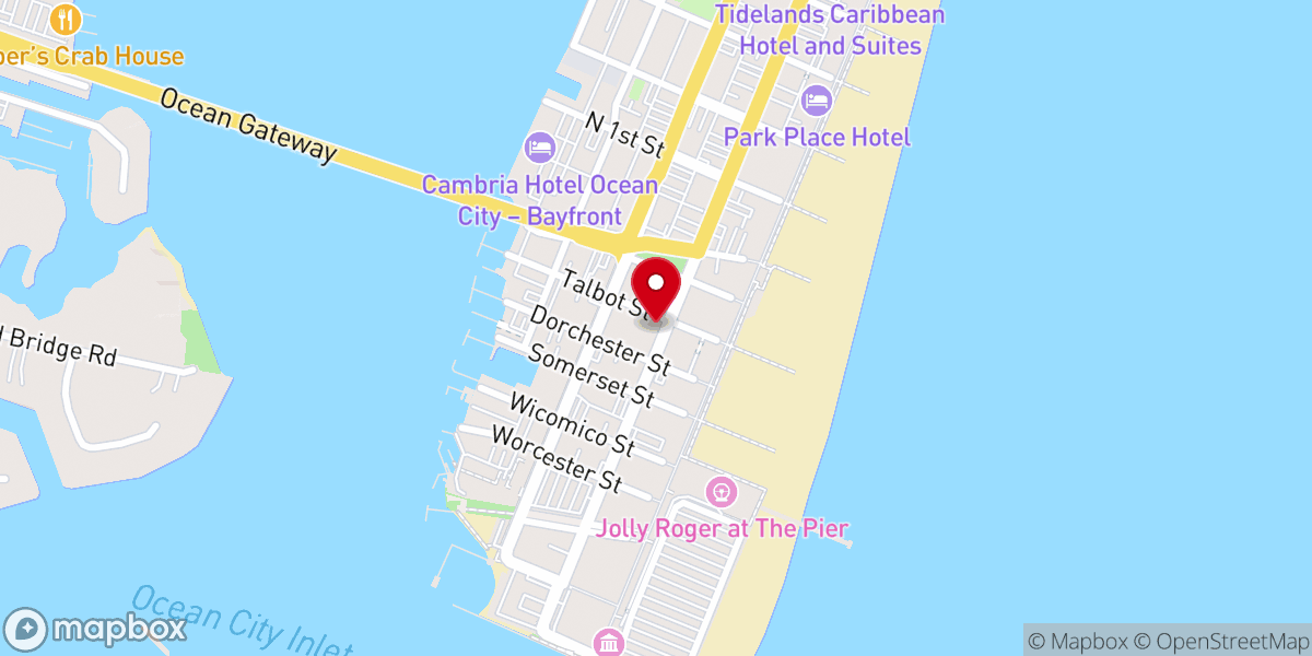 Map showing location of St Mary Star of the Sea Church