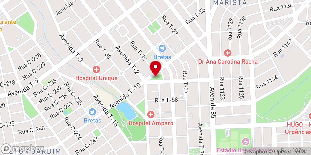 Map showing location of Igreja Paróquia Rosa Mística