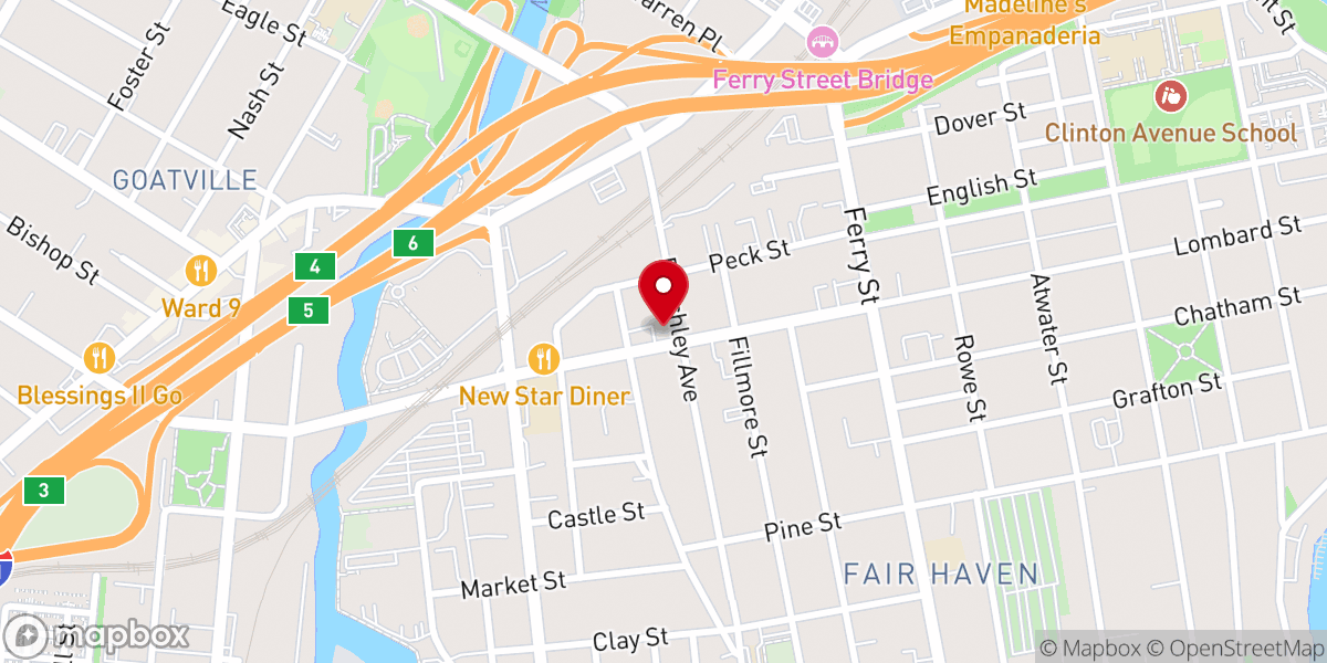 Map showing location of Saint Donatos Church