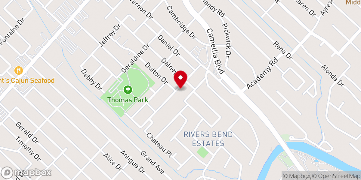 Map showing location of Time For Revival Ministries