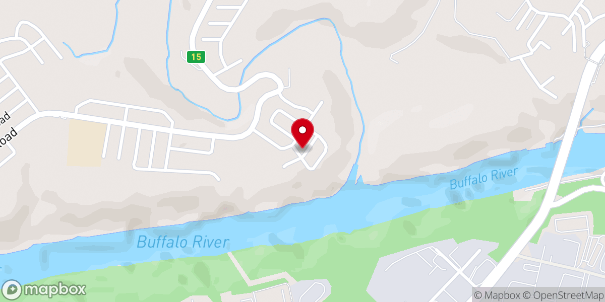 Map showing location of Assembly of God