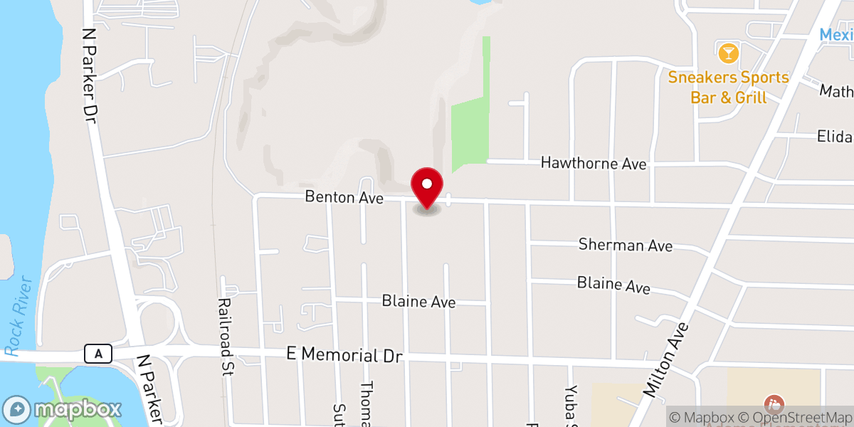 Map showing location of Bible Truth Center