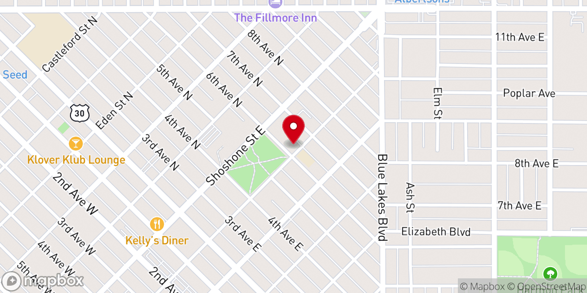 Map showing location of Saint Edward the Confessor Catholic Church