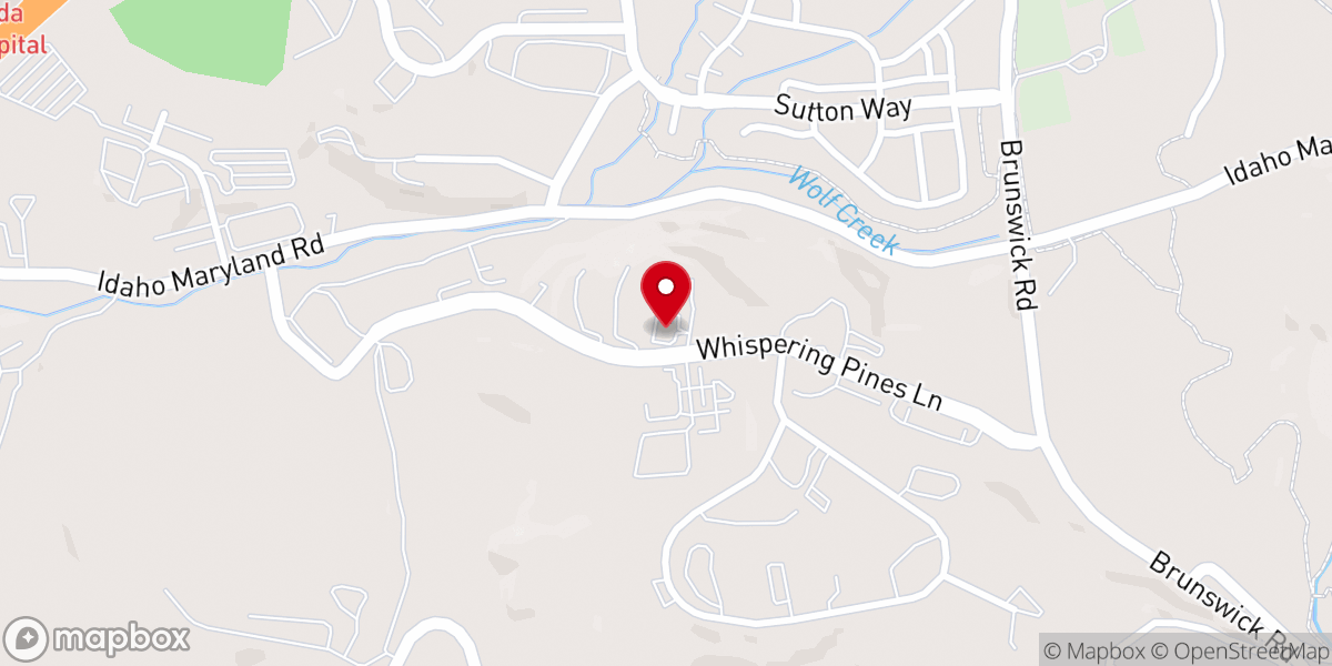 Map showing location of Unity in the Gold Country Spiritual Center