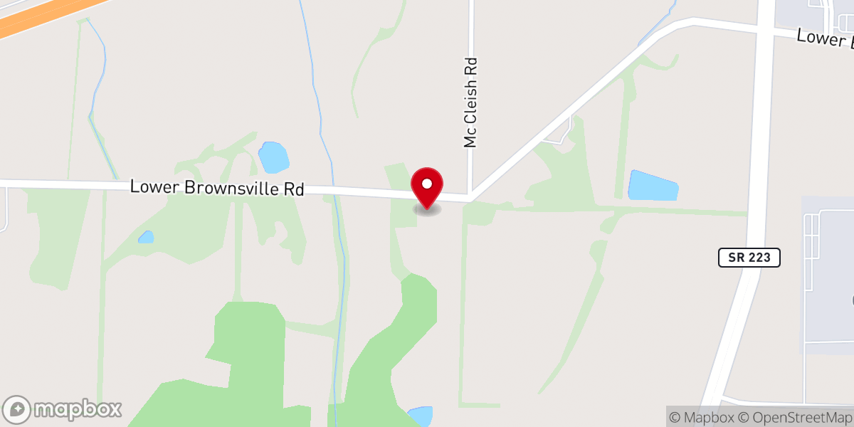 Map showing location of Walnut Grove Baptist Church