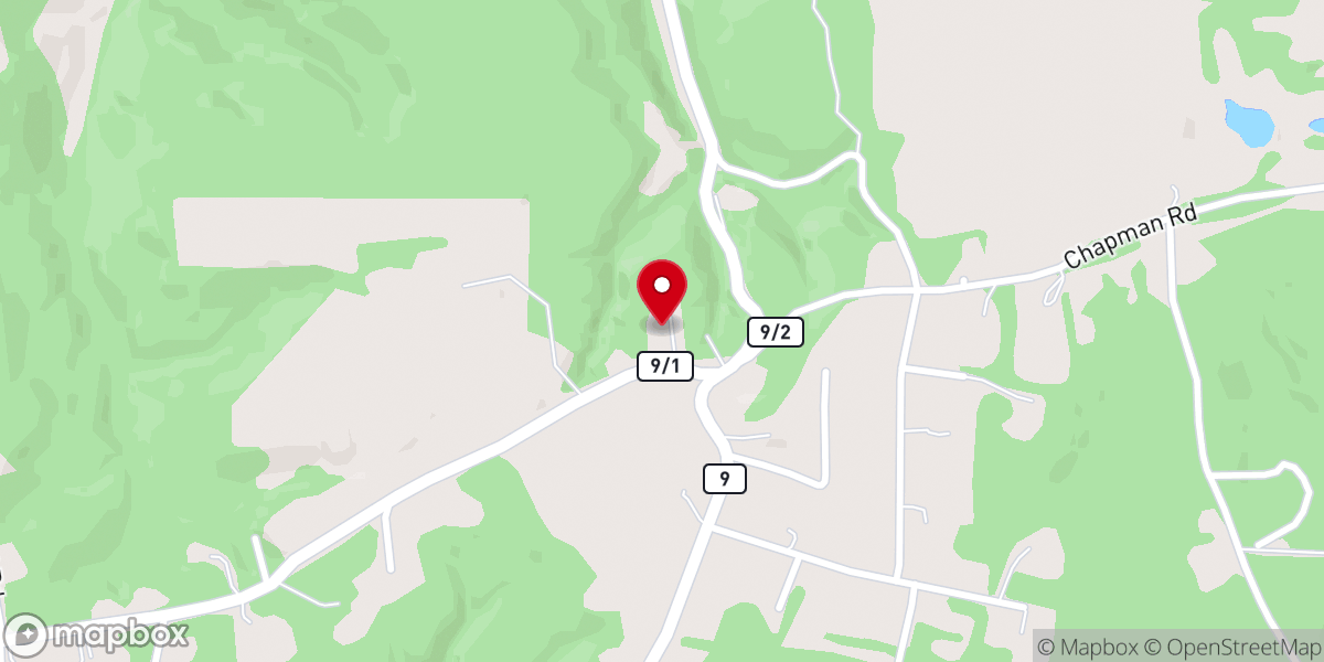 Map showing location of Point Pleasant United Methodist Church