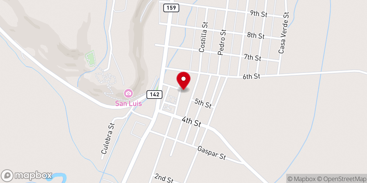 Map showing location of El Convento Inn
