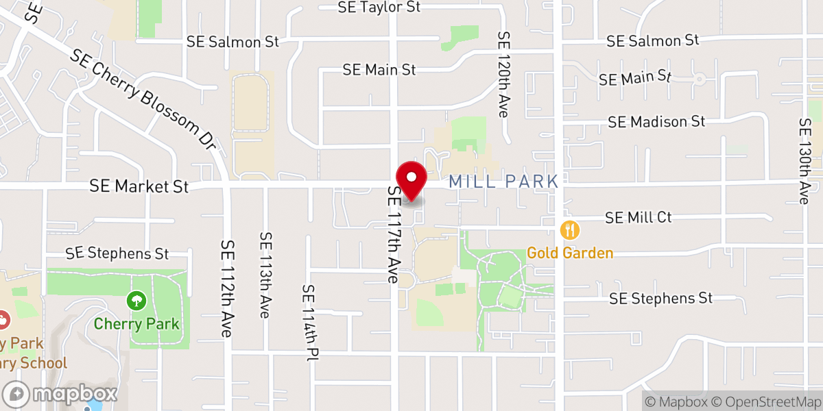 Map showing location of Mill Park Baptist Church
