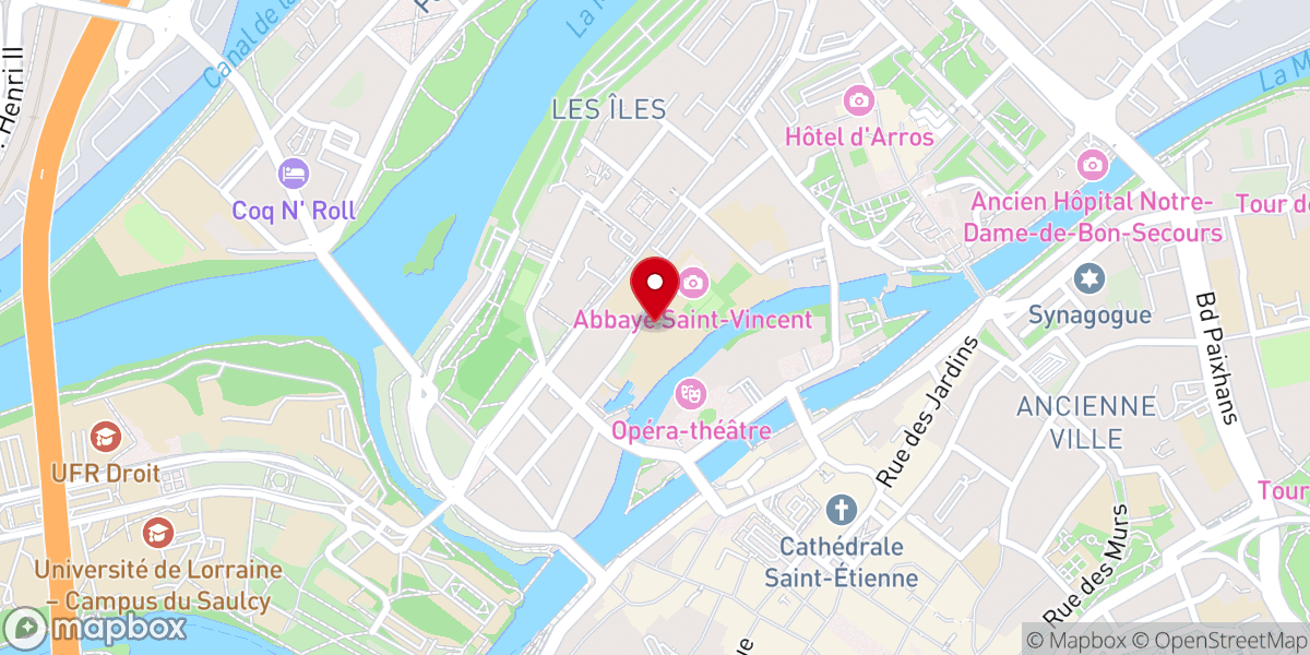 Map showing location of Chapelle du Lycée Fabert
