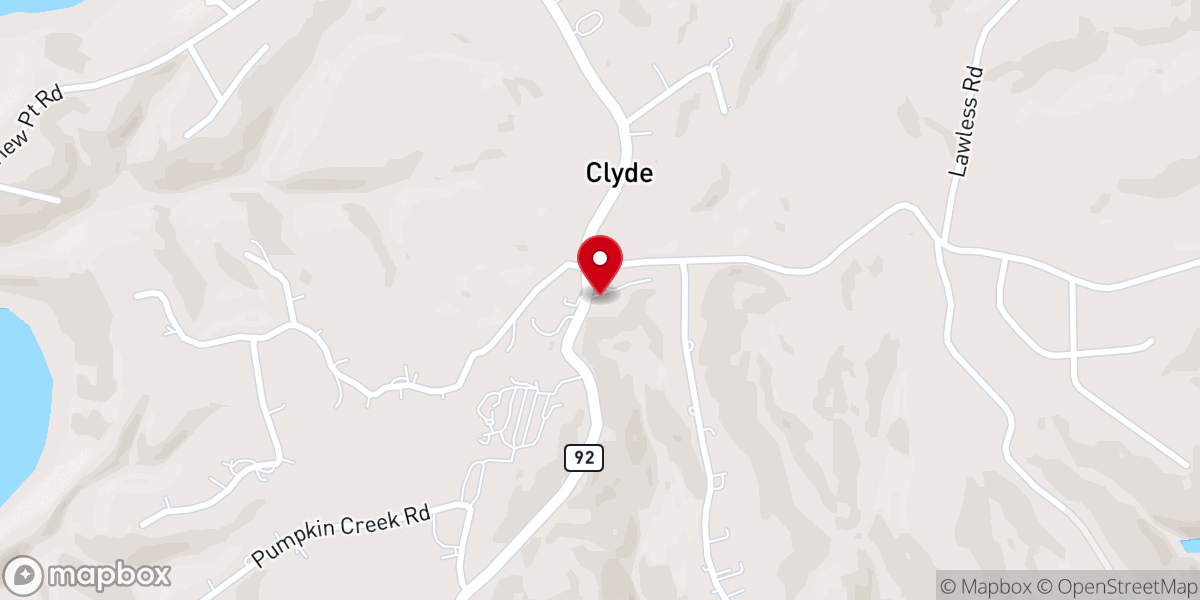 Map showing location of Scotts Chapel Church